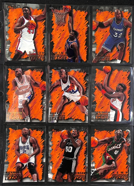 Lot of (500+) Mid to Late 1990s Basketball Cards w. Many Stars and Inserts Inc. Barkley, Malone, Hardaway, Robinson, Kemp, Pippen and More